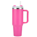 40Oz Tumbler Thermos Bottle Stainless Steel Insulation Coffee Cup with Handle and Straw Portable Kettle Travel Car Ice Cup