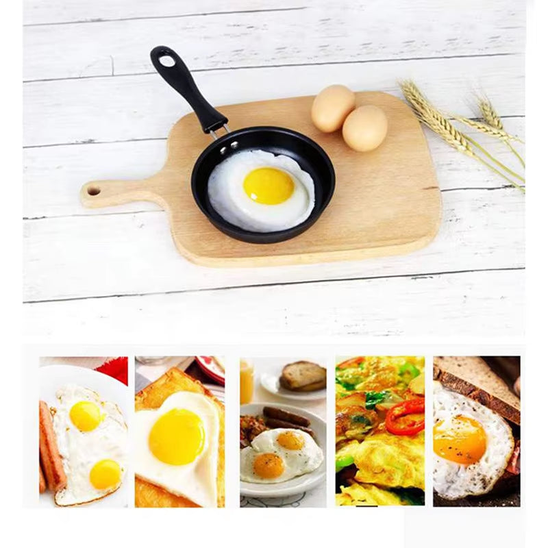 Pan Frying Egg Skillet Pot Mini Cooking Omelette Pans Nonstick Non Iron Stick Saucepan Fry Omelet Cast Pancake Pots 12Cm