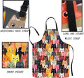 Adjustable Waterproof Apron Bib Apron with 2 Pockets Cooking Kitchen Aprons for Women Men Chef