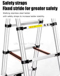 Stainless Steel Folding Ladder for Home Telescopic Ladders Scaffolding Ladder Engineering Stairs Herringbone 4Step Ladder 사다리접이식