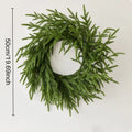 6/9 Ft Christmas Norfolk Pine Dense Garland Artificial Greenery Real Touch Garland for Holiday Mantle Fireplace Table Home Decor