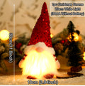 Christmas Doll Elf Gnome with Led Light Christmas Decorations 2024 for Home Xmas Navidad New Year 2025 Children'S Gifts Supplies