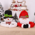 105Cm Cute Hugs the Tree Doll Santa Claus Snowman Christmas Tree Ornament Festive Decor Noel Atmosphere Cloth Xmas New Year 2022