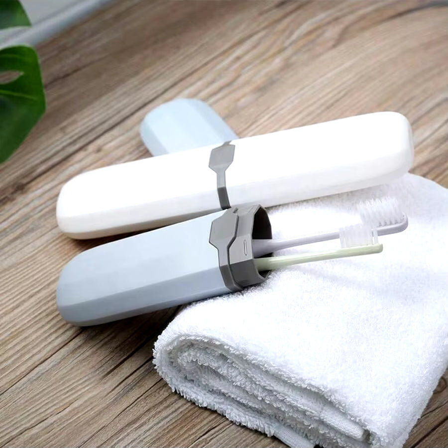 Creative Home Portable Toothbrush Box Travel Outing Toothbrush Box Cutlery Box Pencil Box Toothpaste Storage Box