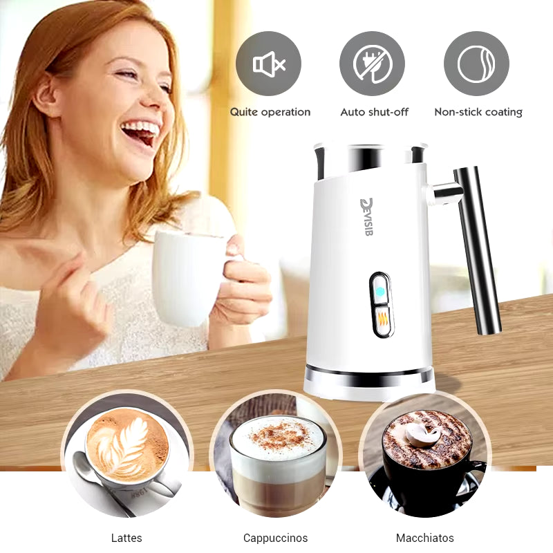 Automatic Milk Frother Electric Hot and Cold for Making Latte Cappuccino Coffee Frothing Foamer Kitchen Appliances 220V