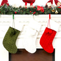 Christmas Socks Knitting Christmas Hanging Stocking Xmas Pendant Christmas Tree Ornaments Decor Christmas Gift Bag New Year 2025