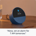 All-New  Echo Spot (2024 Release), Smart Alarm Clock with Vibrant Sound + Alexa, Black