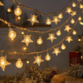 3M 2024 Christmas Decoration for Home Christmas Lights Snowflake String Lights Fairy LED Lamp New Year 2025 Tree Garden Noel 6