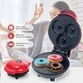 110V 220V Mini Portable 3-Hole Donut Machine Home Non-Stick Breakfast Machine Children'S Snack Dessert Machine