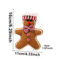 Gingerbread Man Christmas Decorations Cookies Doll Christmas Pendant Hangings Figurines Decoration Props for Christmas Tree