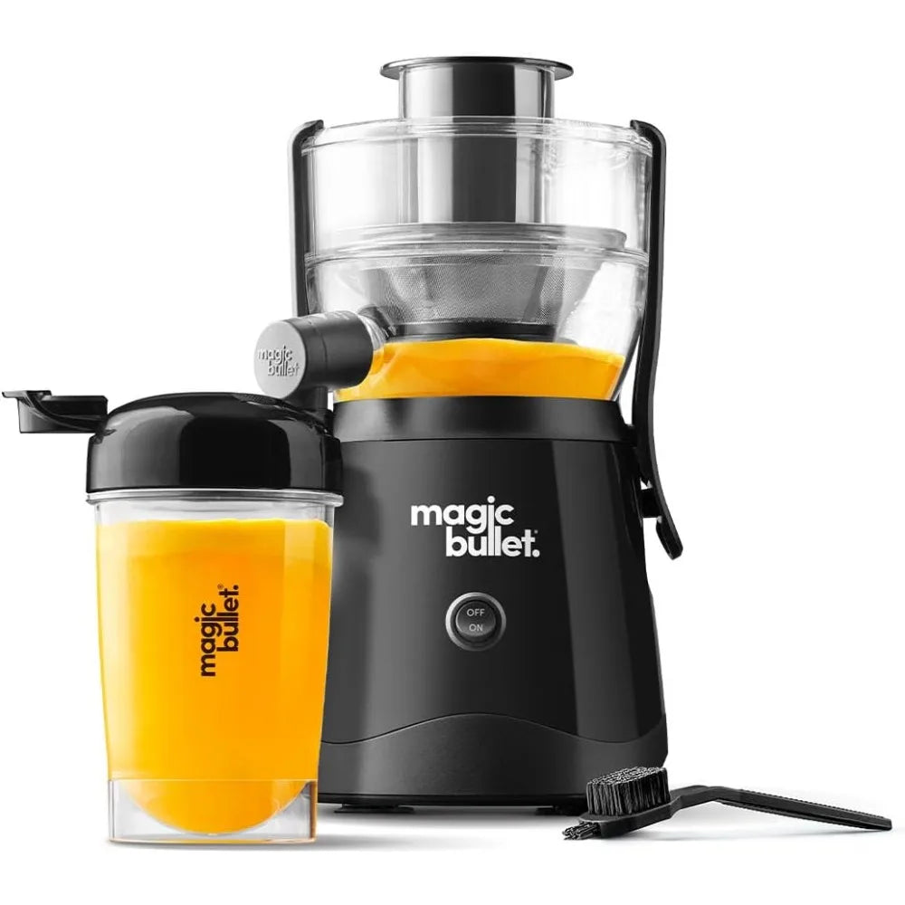 Mini Juicer with Cup Black Fruit Juice Extractor and Vegetables Blender Machine Orange Kitchen Appliances Home