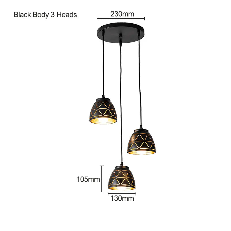 Room Led Pendant Light Nice Modern Lamp Retro E27 Hang Vogue Dining Restaurant Hotel Home House Lighting