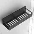 4 Pack Magnetic Spice Storage Rack Organizer for Refrigerator and Oven, Black Fridge Organizers and Storage