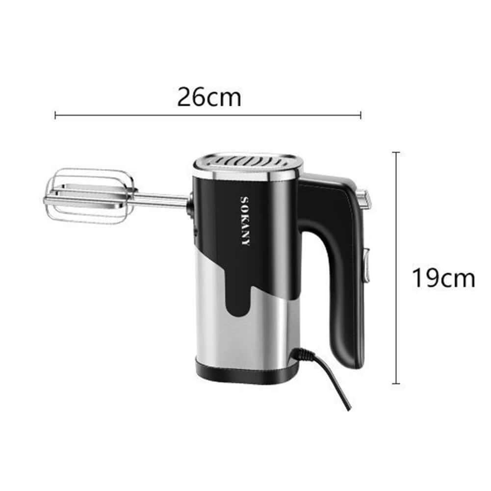 800W High Power Electric Food Mixer Dough Blender Egg Beater Spiral Whisk Cream Mixer for Household Kitchen Cooking Tools