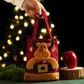 Christmas Gift Bag Linen Cloth New Year Children'S Candy Handbag Christmas Eve Apple Storage Bag Xmas Santa Claus Wholesale 2023