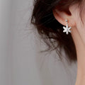 2023 New Red Bow Knot Snowflakes Drop Earring for Women Christmas Santa Claus Snowman Earrings Girls Xmas Jewelry Gifts