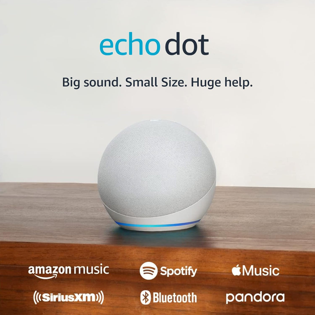 Echo Dot (5Th Gen, 2022 Release) | with Bigger Vibrant Sound, Helpful Routines and Alexa | Glacier White