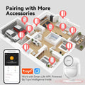 Home Alarm System, Wifi PIR Motion Sensor Alarm, Wireless DIY Smart Door/Window Alarm for Home Security with Phone APP Alert 9 Pieces-Kit (Indoor PIR Alarm Host, 6 Door Sensors, 2 Remotes)