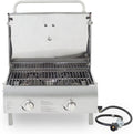 Grills 75275 Stainless Steel Two-Burner Portable Grill