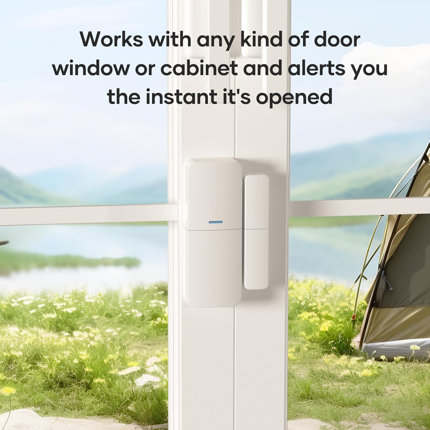 Alarm System for Home Security, DIY Door Alarm Security Systems, Smart App Alerts, 15Piece Kit, No Monthly Fee, Wifi Alarm, Door Window Motion Sensor, for Home Security, and Kids Safety
