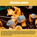 Outdoor Camping Non-Smoking Portable Stainless Steel Burner Heater Mini Fire Wood Stove Campfire Stove Pit Fire Basin Equipment