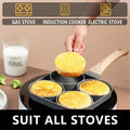 Egg Frying Pan Nonstick Pancake Pans 4-Cups Cookware Pancake Pan Egg Pan Suitable for Gas Stove Induction Cooker JT87