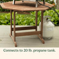 CGG-306 Chef'S Style Portable Propane Tabletop 20,000, Professional Gas Grill, Two 10,000 BTU Burners, Stainless Steel