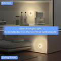 Plug in Night Light with High/Low/Off Switch, LED Manual Nightlight Max 20 Lumens, Indoor for Hallway, Bedroom, Kids Room, Warm White, Energy Efficient, ETL Listed 6 Pack