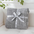 Throw Blanket - Super Soft, Cozy, and Warm Knitted Throw Blanket for Couch, Sofa, Bed, and Room Decor All Seasons Use (Grey, 50