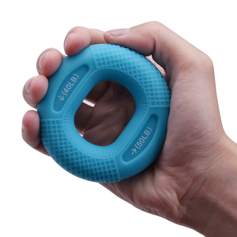 Silicone Adjustable Handle 20-80 Pounds Grip Ring Finger Forearm Trainer