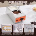 2 3 Tanks Electric Chocolate Tempering Machine Chocolate Cascade Melting Pot for Kitchen Home Appliance