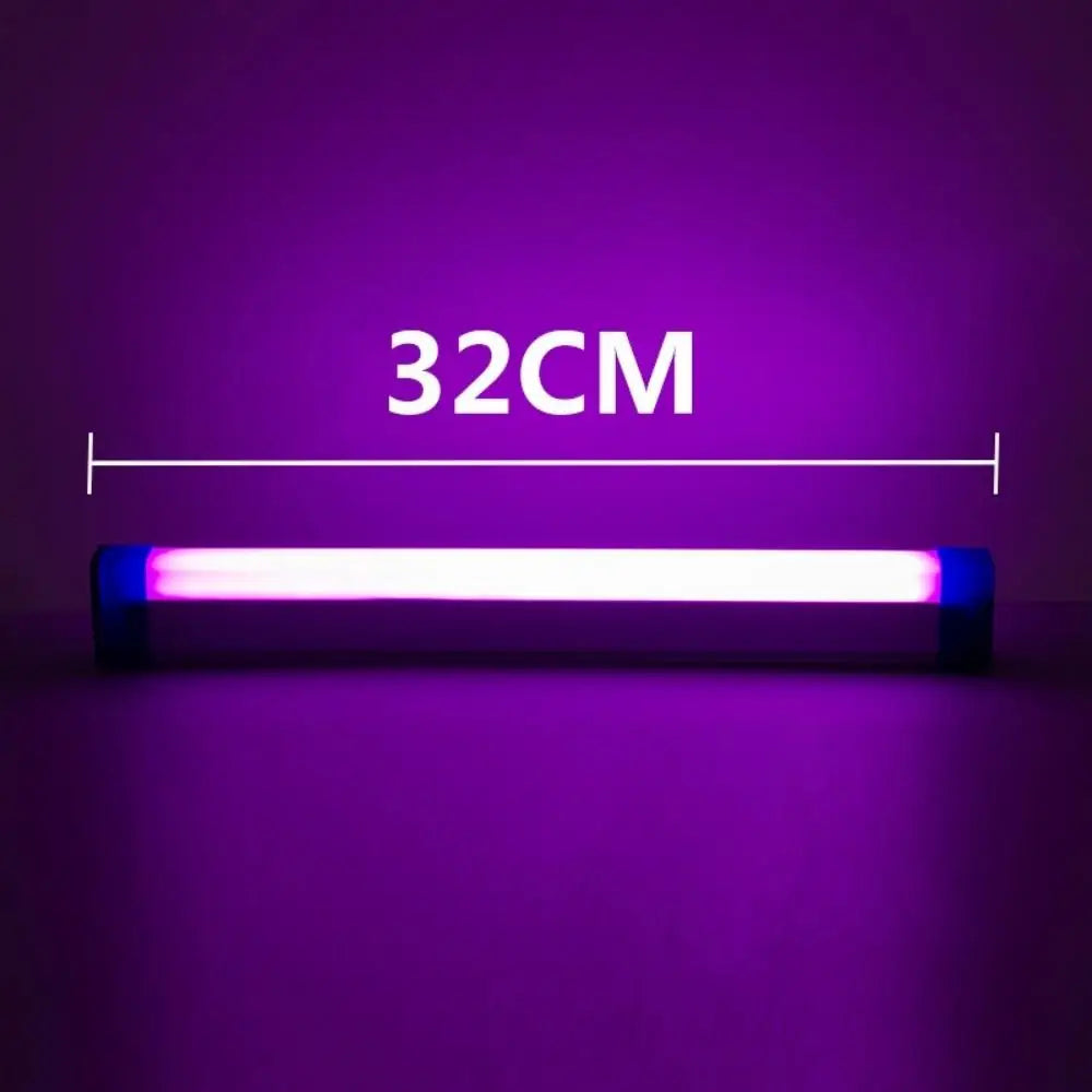 Colorful Tube Light RGB Light 17Cm/32Cm USB Light Night Light Purple Blue Light Stick Room Lamphandheld Hanging Fill Light Photo