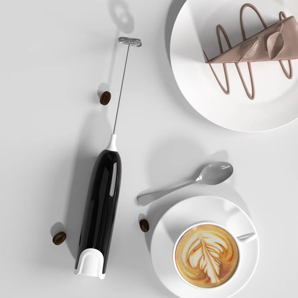 Coffee Frother Electric Mini Milk Frother Milk Stirrer Frother Milk Cap Household Milk Frother Home Appliances for Kitchen Coffe