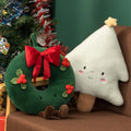 Christmas Ginger Bread Plush Pillow Stuffed Chocolate Cookie Cabin House Decor Cushion Funny Xmas Tree Party Decor Doll Plushie