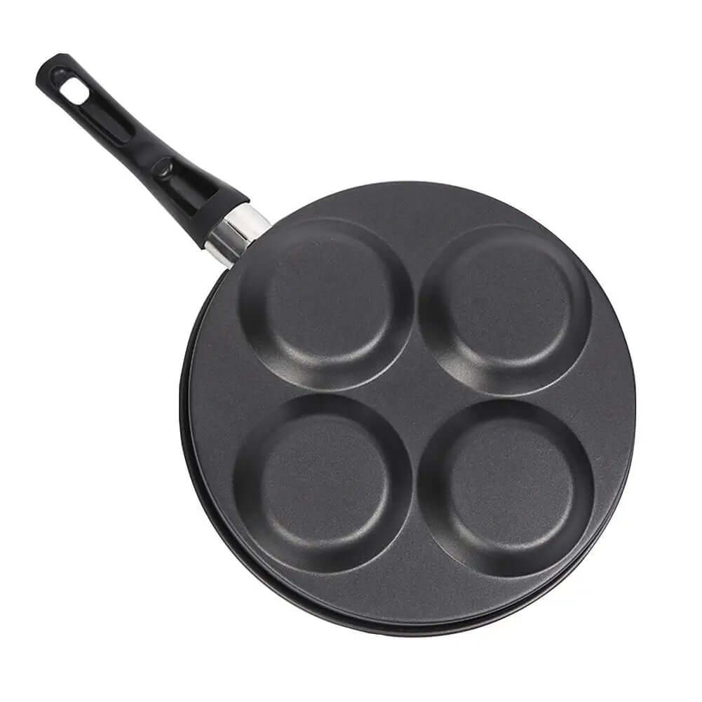 Frying Pan 4 Dimples Non Stick Fried Egg Burger Pancake Pan Non-Stick Coated Pan Breakfast Pan 4 Well Small Frying Pan Electric