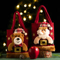 Christmas Gift Bag Linen Cloth New Year Children'S Candy Handbag Christmas Eve Apple Storage Bag Xmas Santa Claus Wholesale 2023