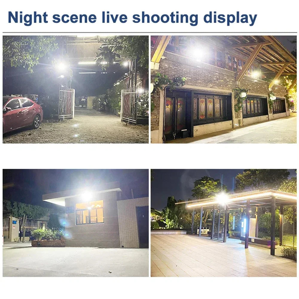 96/140/216/396/600LED High-Power LED Solar Lamp Outdoor Courtyard Induction Street Light Waterproof Floodlight Ultra Brightness