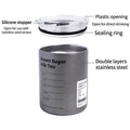 Coffee Cup Thermos 304 Stainless Steel Double -Layer Cooler Straw Cup Portable Reusable Ins Ice American Coffee Mug Water Bottle