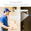 3MP Tuya Smart Life APP Home Battery Wifi Video Digital Door Peephole Viewer PIR IR Door Bell Magic Eye Camera Alexa Google
