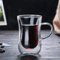 Double Wall High Borosilicate Glass Mug Tea Milk Lemon Juice Coffee Water Cup Heat Resistance Drinkware Lovers Tea Beverage