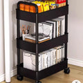 Mobile Storage Rack Trolley Bedroom Multi-Layer Storage Racks Organizer Household Kitchen Multifunctional Cart with Wheels Shelf