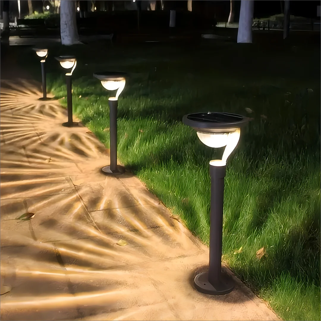 1Pc Solar Energy Saving Lamp Super Bright Solar Lawn Lamp Waterproof Household Garden Villa Courtyard LED Solar Lamp