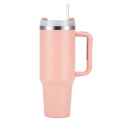 40Oz Tumbler Thermos Bottle Stainless Steel Insulation Coffee Cup with Handle and Straw Portable Kettle Travel Car Ice Cup