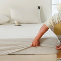 Sleep Better Organic Cotton Silver Earthing Grounding King Size Fitted Bed Sheet Include a Local Plug