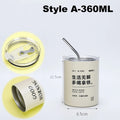 Coffee Cup Thermos 304 Stainless Steel Double -Layer Cooler Straw Cup Portable Reusable Ins Ice American Coffee Mug Water Bottle