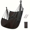 1Pc Leisure Fabric Hammock Chair Outdoor Swing Chair Hammock Dormitory Hammock Chair anti Rollover Hammock(With Storage Bag