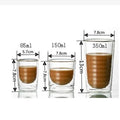 Nespresso Coffee Mug Heat Resistant Double Wall Tea Glass Cup Beer Coffee Handmade Creative Cold Beverage Transparent Drinkware