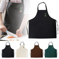 Kitchen Oil Resistant Aprons Cute Cartoon Korean Style Home Oil-Proof Women Cactus Rainbow Men Waterproof Kitchen Apron R3D5