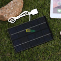 Wholesale Solar Panel USB Waterproof Outdoor Hiking Camping Portable Battery Mobile Phone Charging Bank Charging Panel