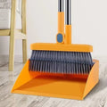 Household Folding Broom Broom Dustpan Set Soft Brush Whisk Broom Strip Non-Stick Hair Sweeping Cleaning and Scraping